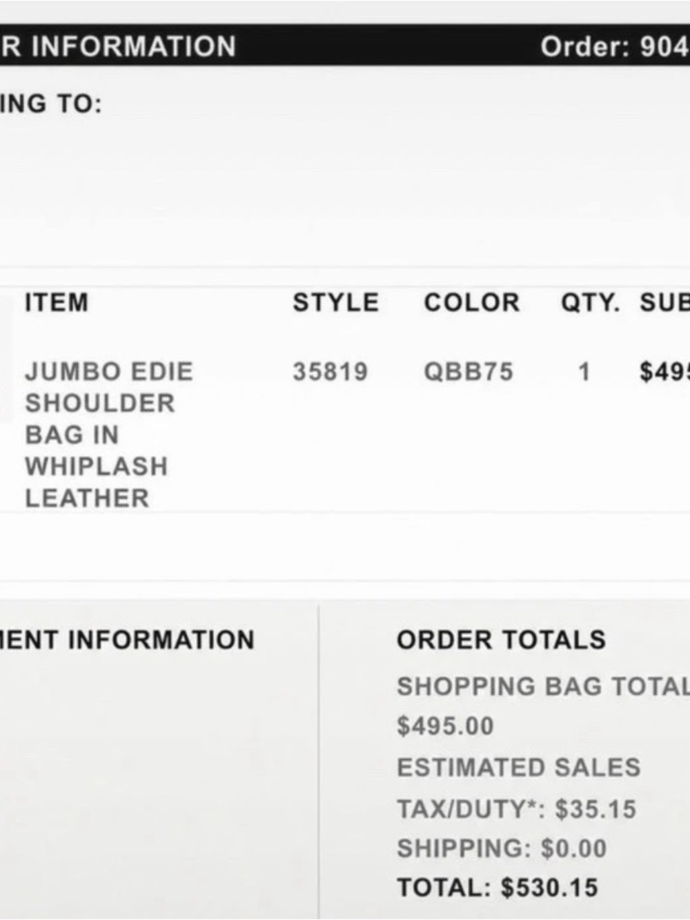 Coach Jumbo Edie Whiplash Leather Shoulder Bag 35819 Olive Green - Picture 5 of 5